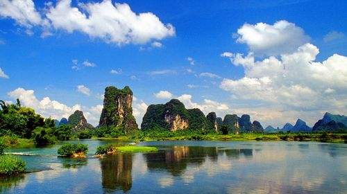 桂林市区水上游、船游十大名山